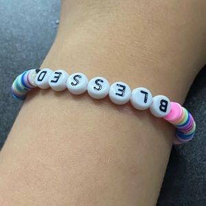 2 hand made beaded bracelets